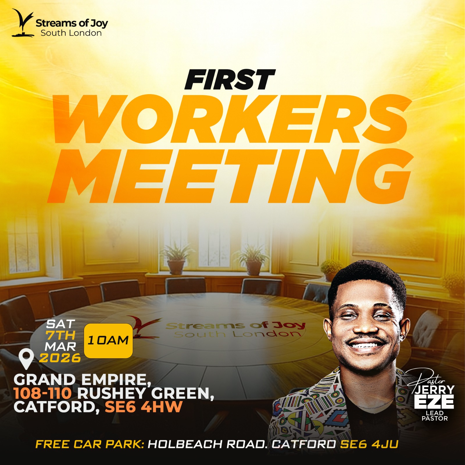 Workers meeting flyer